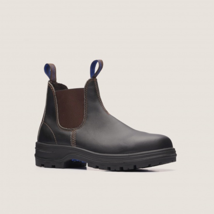 Fashion Blundstone Elastic Sided Series Work Boots Stout Brown