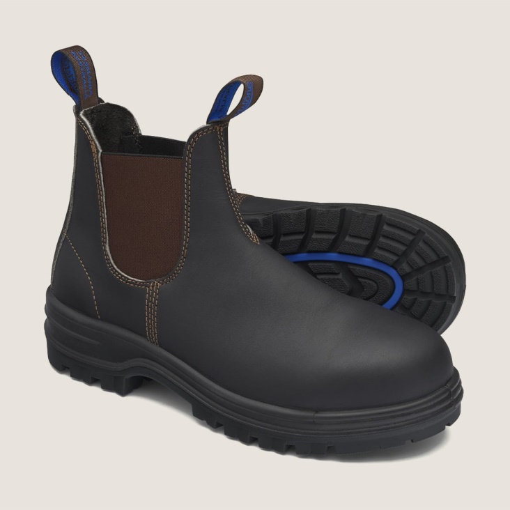 Fashion Blundstone Elastic Sided Series Work Boots Stout Brown