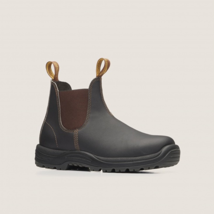Work Series Chelsea Boots Stout Brown Fashion Blundstone