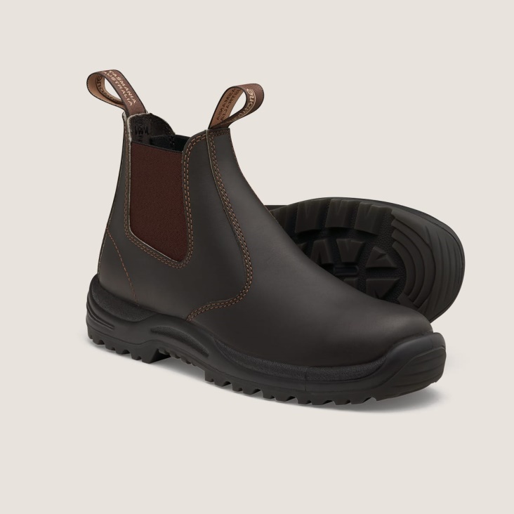 Work Series Chelsea Fashion Blundstone Boots Stout Brown