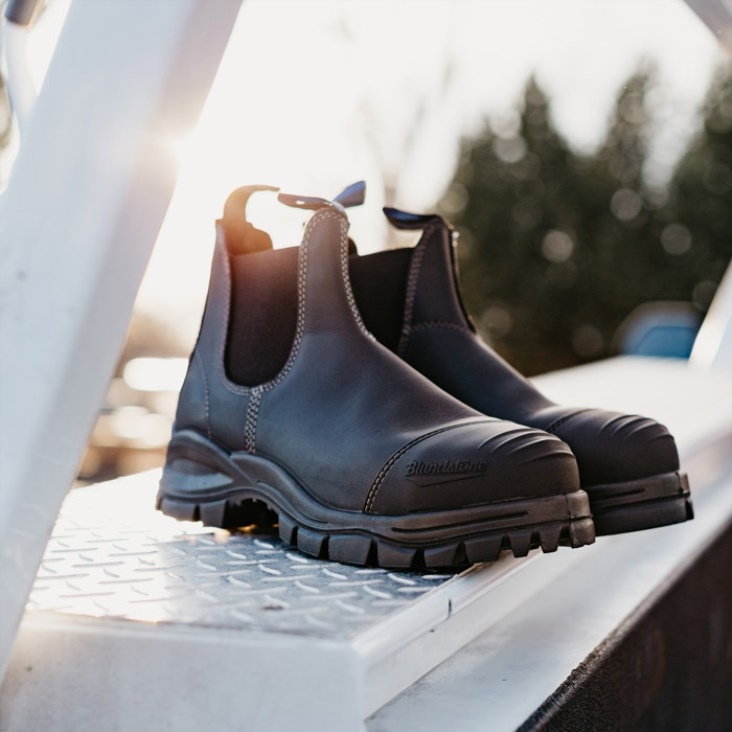 Fashion Blundstone Extreme Series Work Boots Black