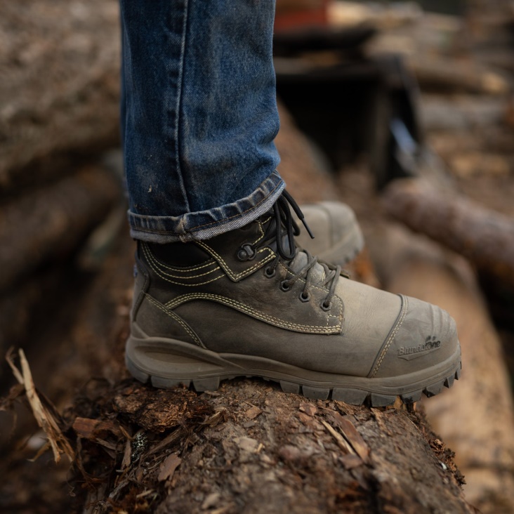 Fashion Blundstone Work Series Lace Up Boots Black