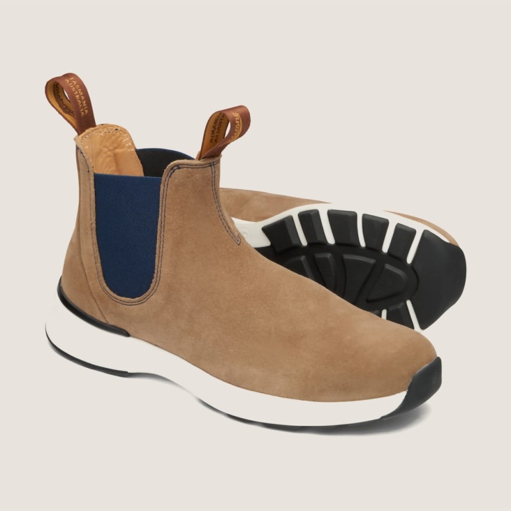 Women's Active Chelsea Boots Sand/Navy Fashion Blundstone