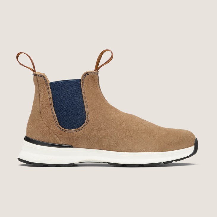 Men's Active Chelsea Boots Sand/Navy Fashion Blundstone